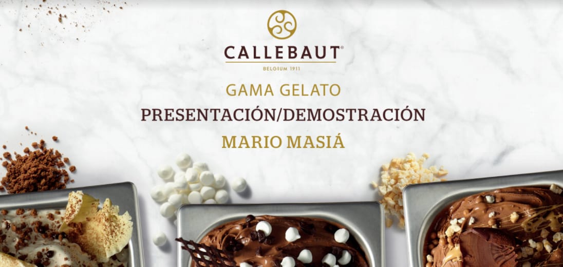 Mario Masiá como embajador Callebaut